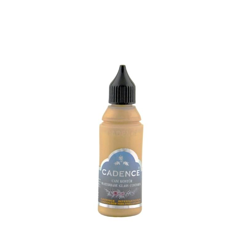 Cadence Glas- und Porzellanfarbe Kontur 50 ml Gold