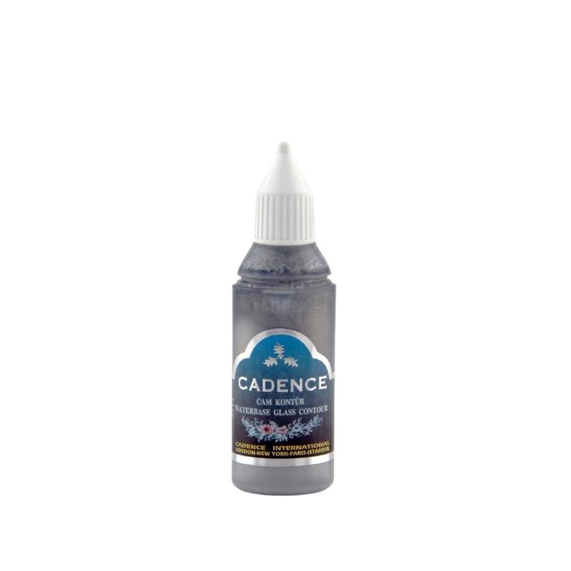 Cadence Glass and Porcelain Paint Contour 50 ml Silver