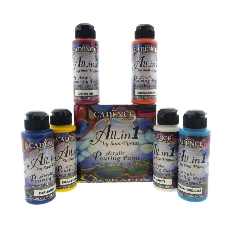 Cadence All in One Pouring Medium Set 6x120 ml