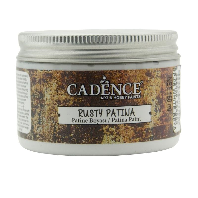 Cadence Rusty Patina Farbe 150 ml Weiß