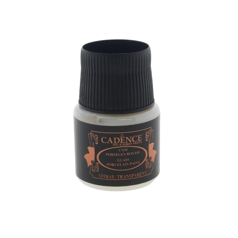Cadence Glas- und Porzellanfarbe Vitrail Lack für Glas 45 ml Transparent