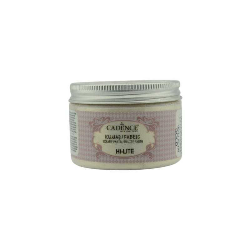Cadence Textil Hi Lite Metallic Relief Paste 150 ml Rot