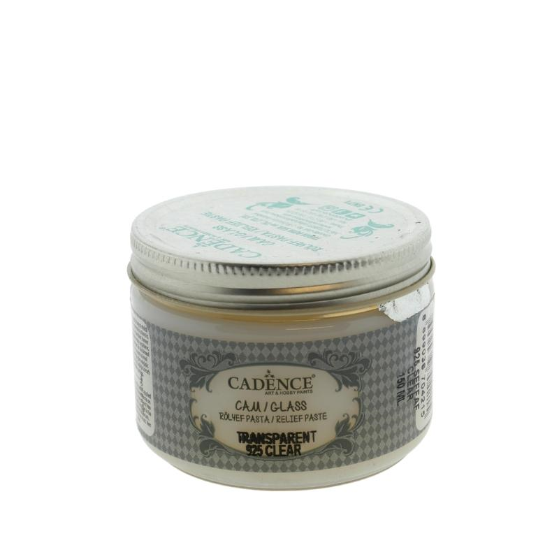 Cadence Glass Transparent Relief Paste 150 ml Transparent