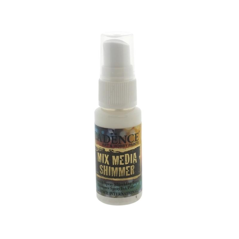 Cadence Mixed Media Shimmer Inkt Spray Metallic 25 ml Parelmoer