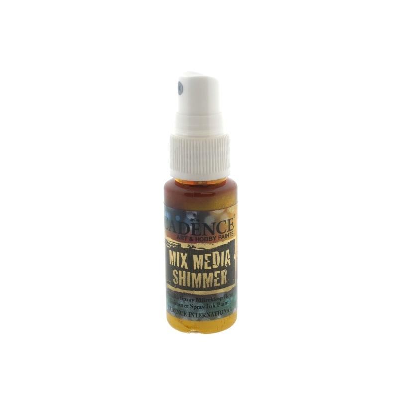 Cadence Mixed Media Shimmer Inkt Spray Metallic 25 ml Sonnenschein