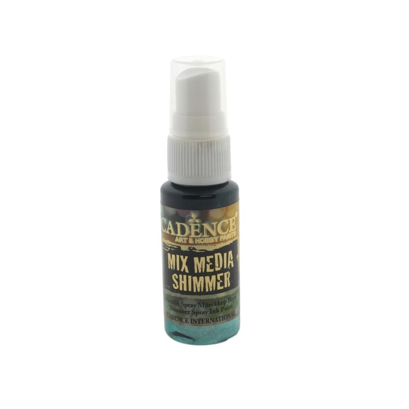 Cadence Mixed Media Shimmer Inkt Spray Metallic 25 ml Groen
