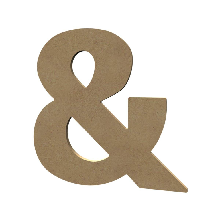 MDF-Figur Symbol, 15 cm