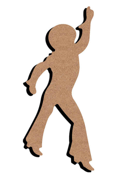 MDF Figur Disco Mann 15 cm