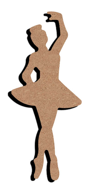 MDF Figure Dancer 15 cm