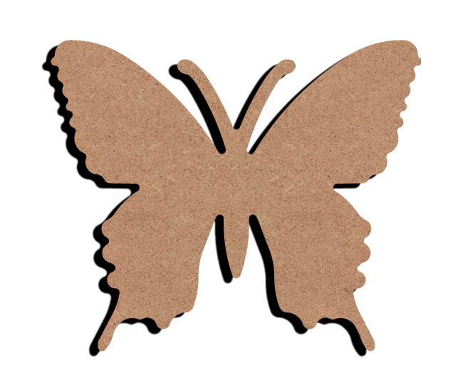 MDF Figure Butterfly 15 cm