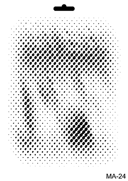 Cadence Mixed Media Schablone MA24 21x29 cm Perforation