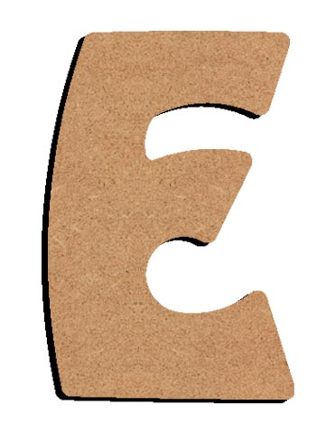 Gomille MDF Letter E 8 cm