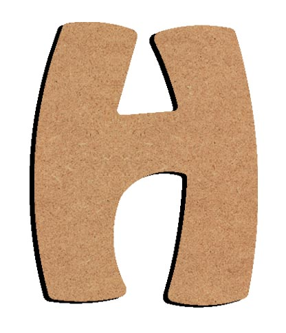 Gomille MDF Letter H 8 cm