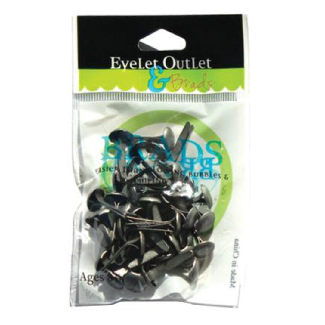 Split Pins 8 mm Brushed Silver 40 pieces