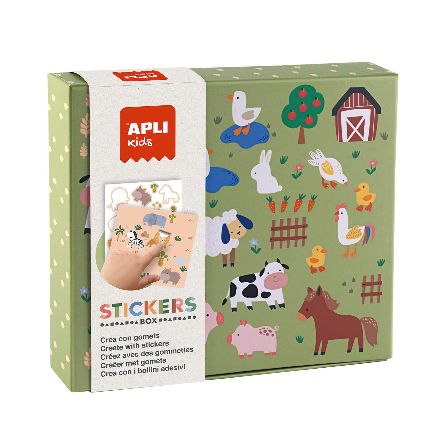 Apli Sticker Spel Dieren in Habitat