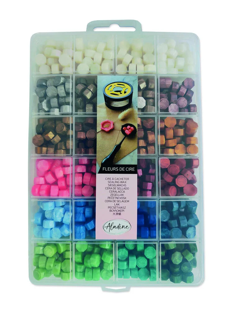 Aladine Zegel Wax Set - 24 Kleuren