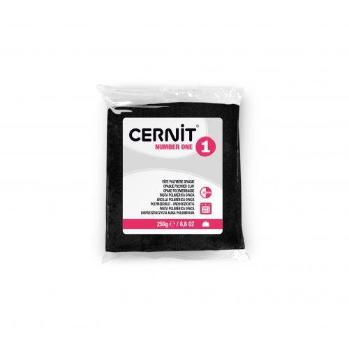 Cernit Soft Zwart 56g - Professionele Polymeerklei / Boetseerklei