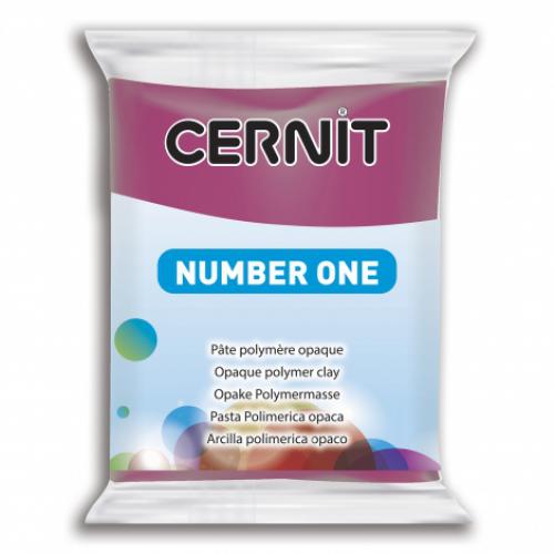 Cernit Soft Klei Bordeaux 411 - 56g - Polymeerklei / Boetseerklei