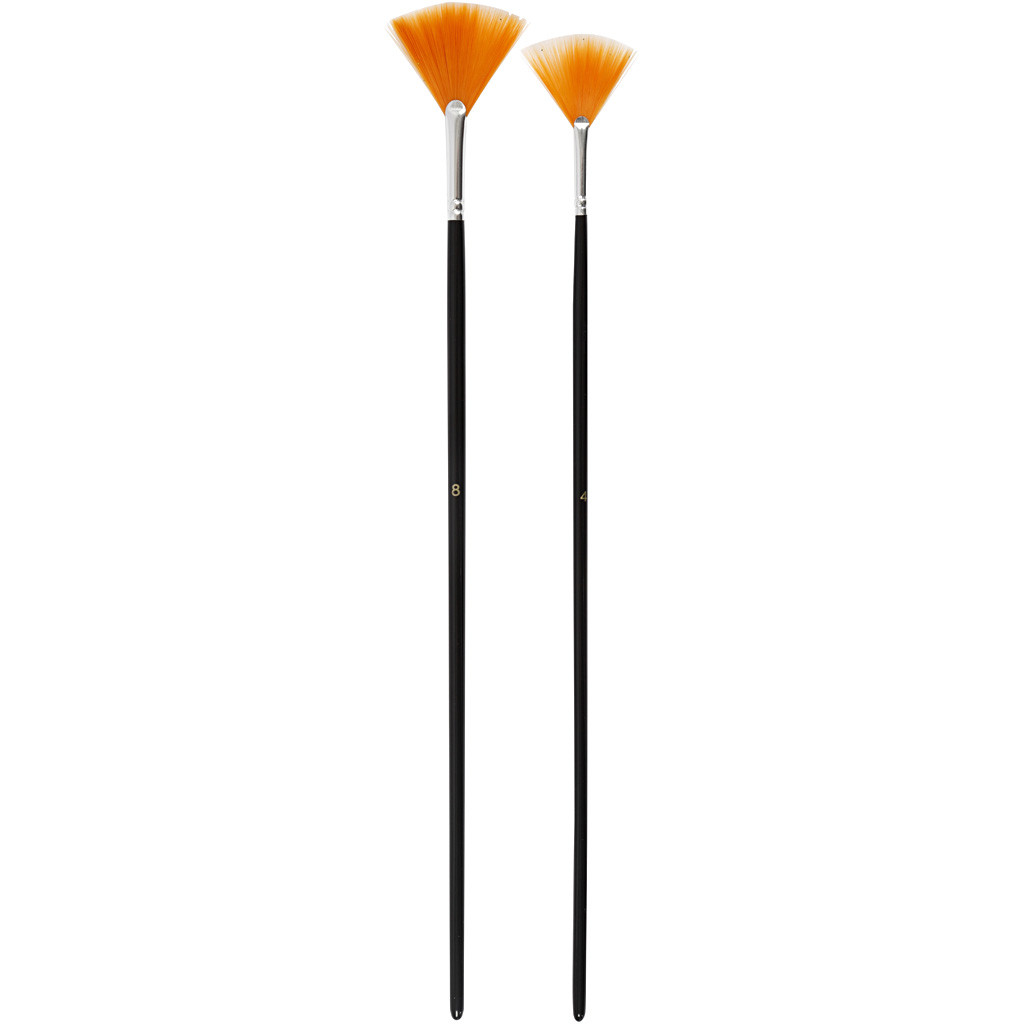 CC Gold Line Fan Brushes Set 2 pcs