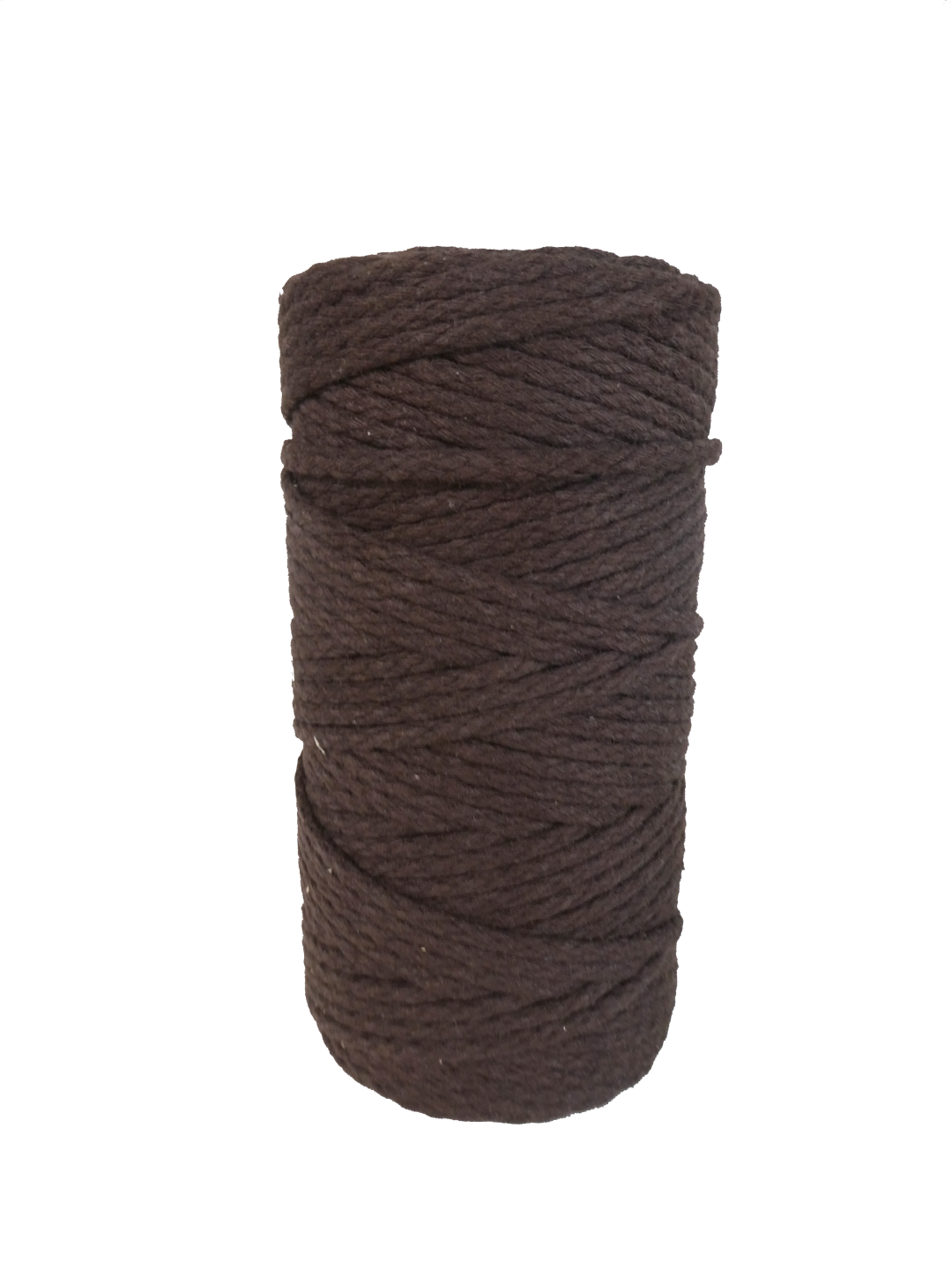 DekoArt Macramékoord 4 mm 100 m Bruin