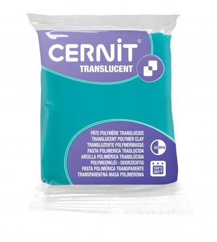 Cernit Transparant Smaragd 56g - Polymeerklei / Boetseerklei