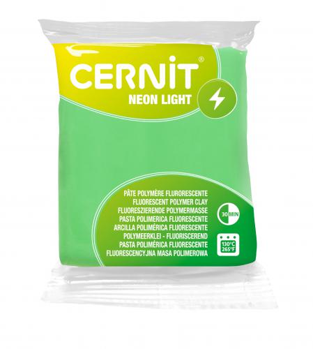 Cernit Soft Neon Appelgroen 56g - Polymeerklei / Boetseerklei