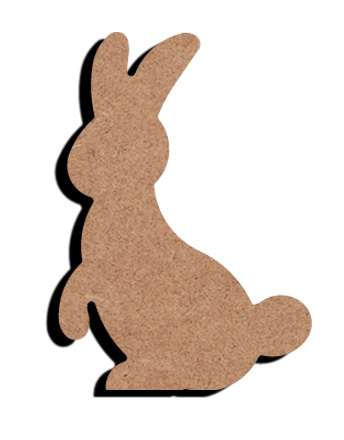 MDF Rabbit Figure 10 cm