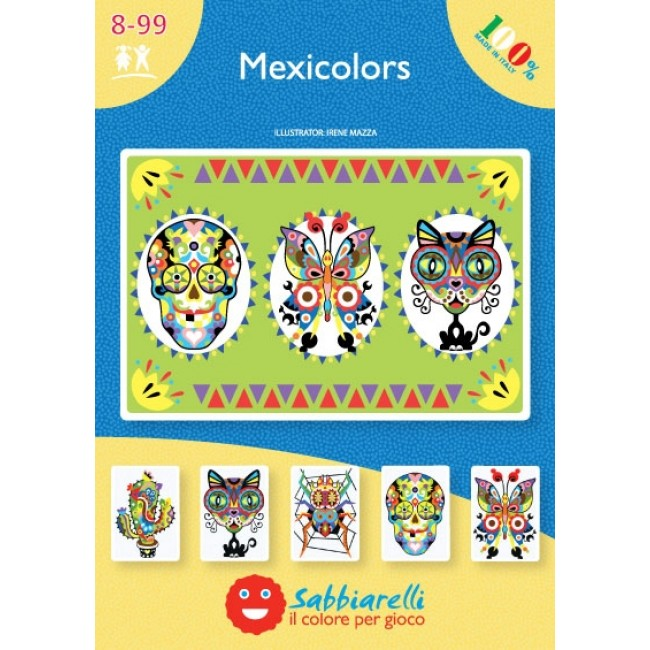 Sabbiarelli Sandbilder Album Mexiko 15x20 cm 5 Stück