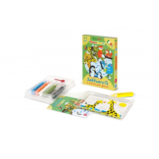 Sabbiarelli Sandmalerei Set Mini Babytiere