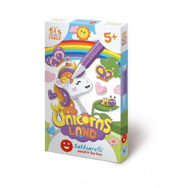 Sabbiarelli Sand Art Set Unicorns Land 14x21 cm