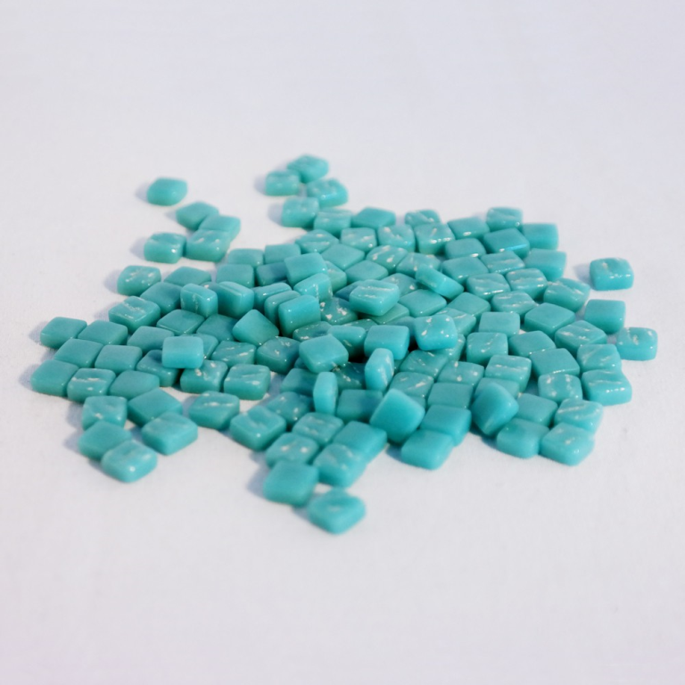 Bunte Quadrate Türkis 100 gr
