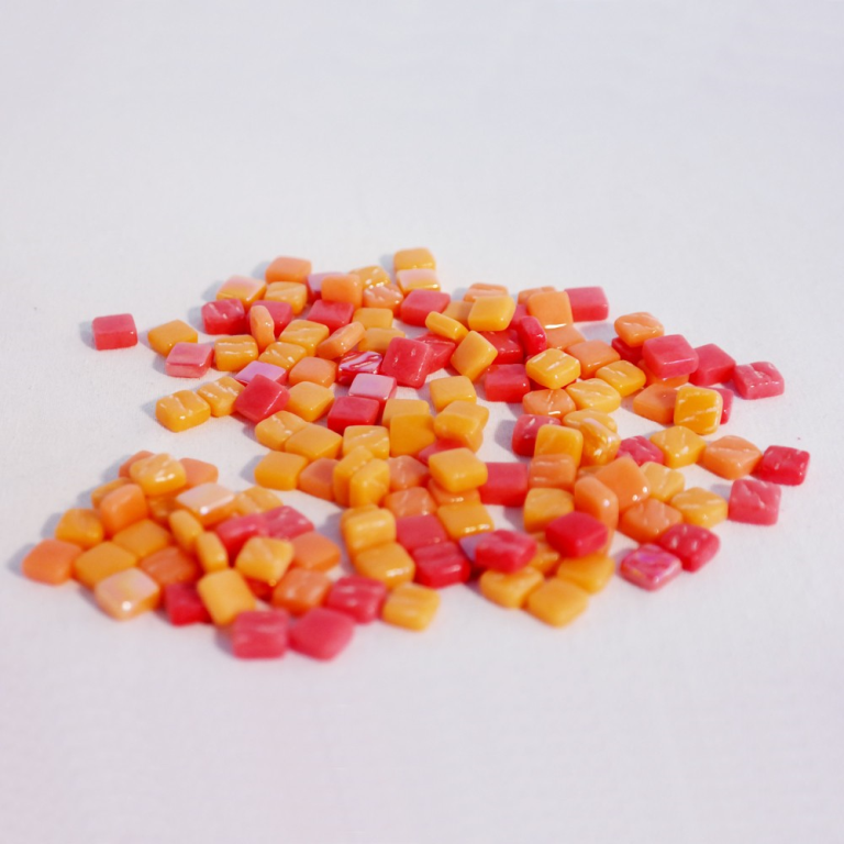 Bunte Quadrate Orangenschale 100 g