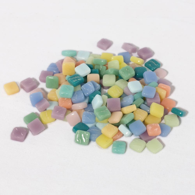 Bunte Quadrate Mix Tutti Frutti Pastell 100 g