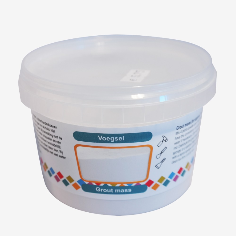 Colourful Grout 500 gr Wit, voeg