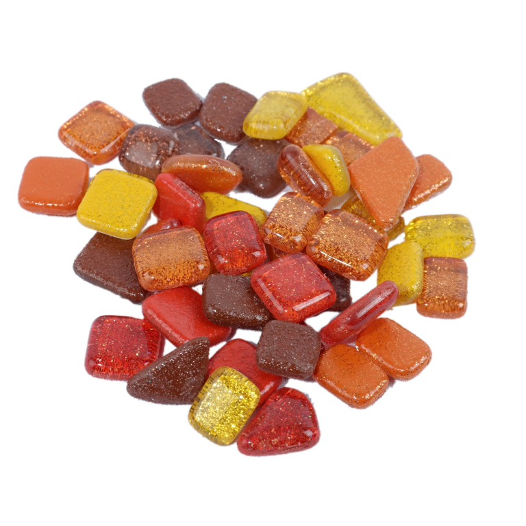 Soft Glass Polygonal Glitter Mix Indian Summer 100 gr