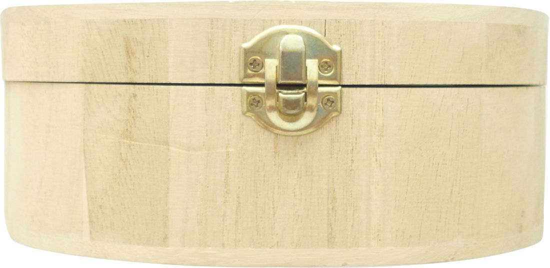 GC Wooden Box Oval 17x12x7.3 cm