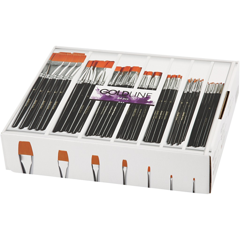 CC Gold Line Penselen Plat Assortiment