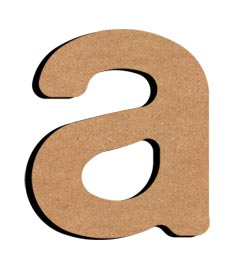 Gomille MDF Letter A 5 cm