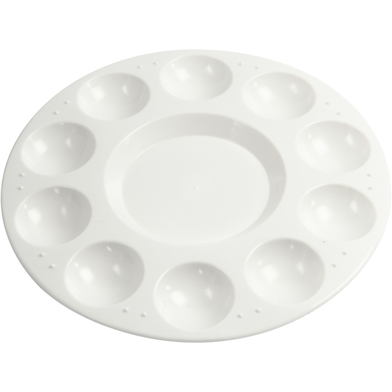 Artistline Palet Rond Plastic 11 vakken