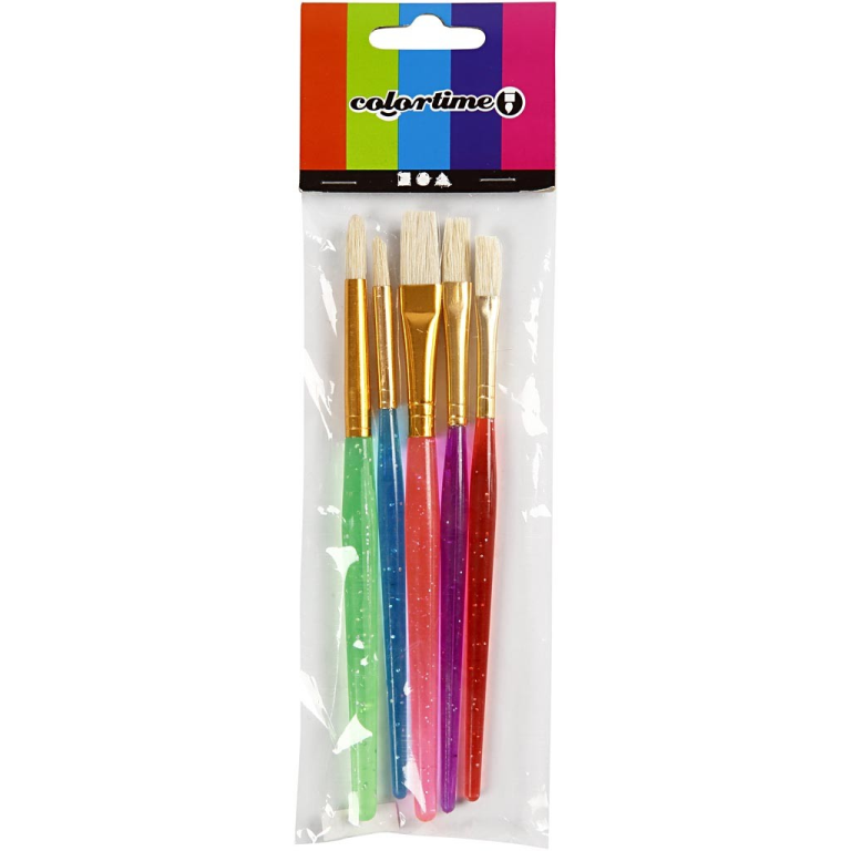 CC Colortime Kinderkwasten Set 5 stuks rond en plat