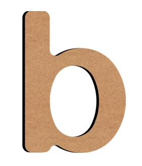 Gomille MDF Letter B 5 cm