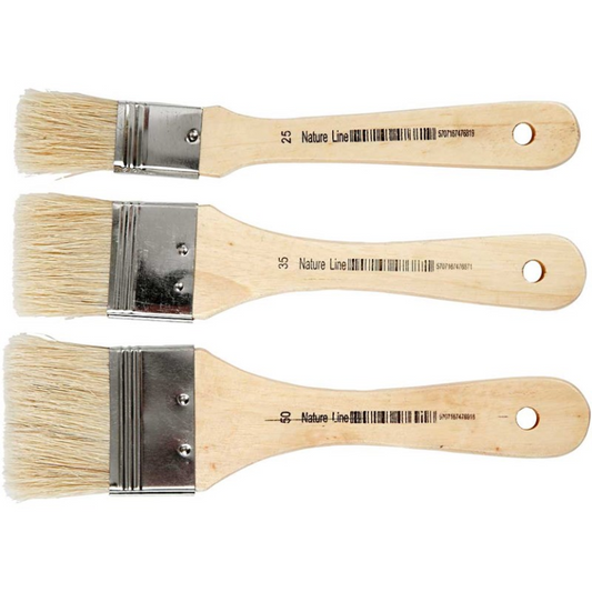 CC Nature Line Verniskwasten Set 25-50mm 3 stuks