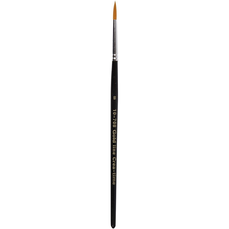 CC Gold Line Acryl Pinsel Rund 8 pro Stück