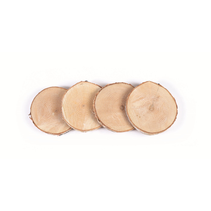 GC Holzscheiben 7-10 cm 4 Stück