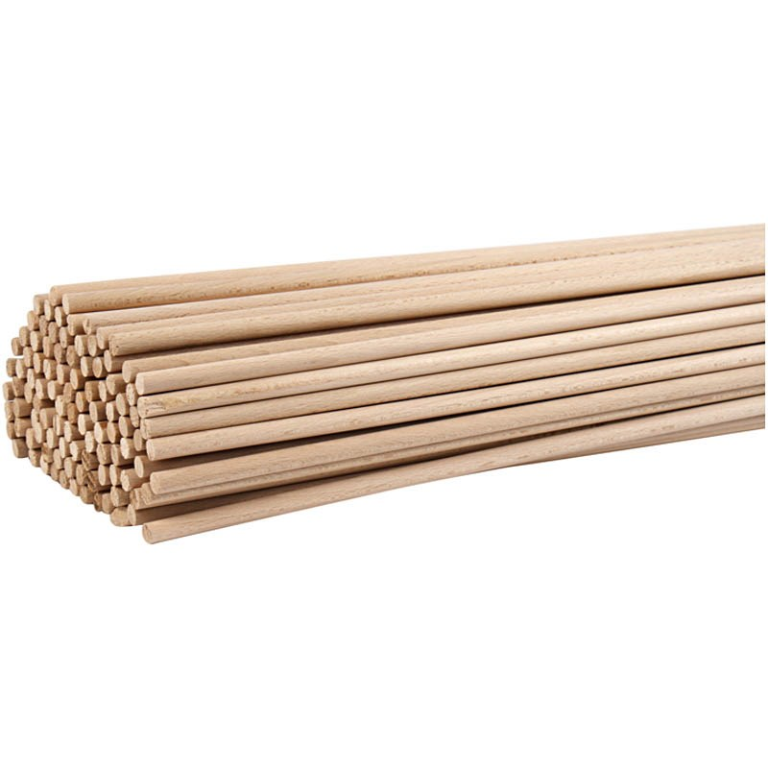 CC Houten Bloemstokken 60 cm × 8mm 10 stuks