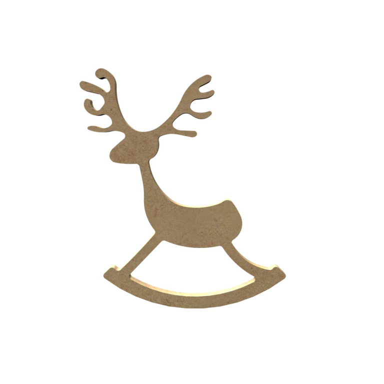 Gomille MDF-Figur Schaukelpferd 15 cm
