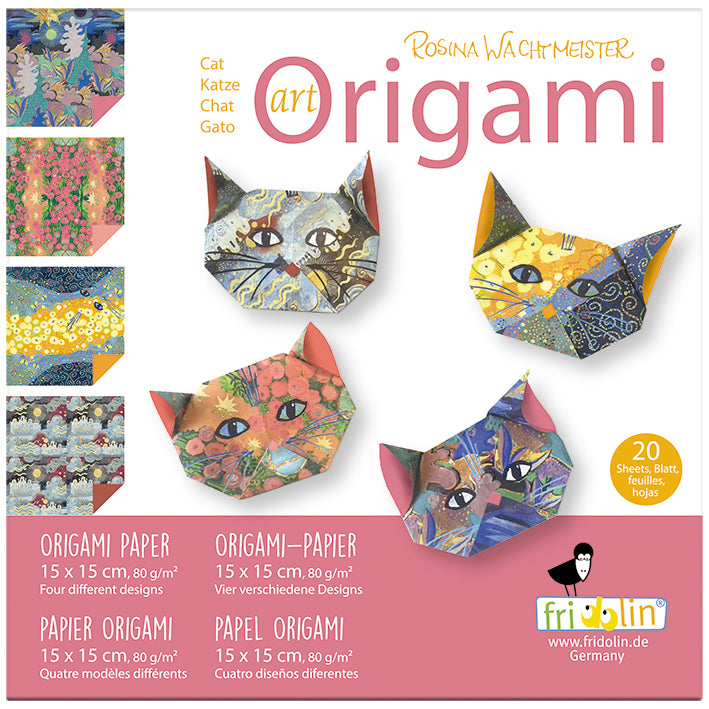 Fridolin Art Origami Set 15x15 cm 20 vel Rosina Wachtmeister