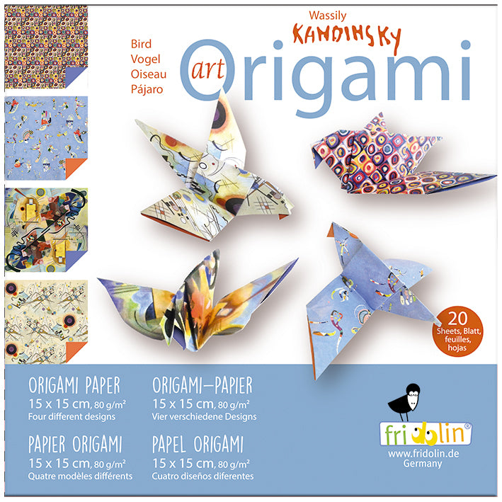 Fridolin Art Origami Set 15x15 cm 20 Blatt Wassily Kandinsky
