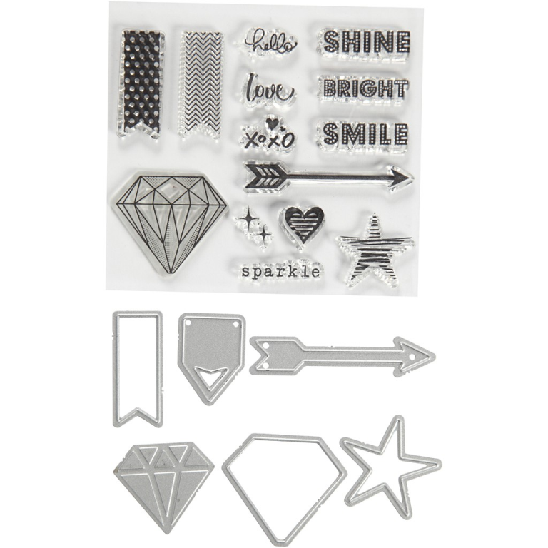 CC Stempels en Snijmallen Diamanten 1,5-6 cm