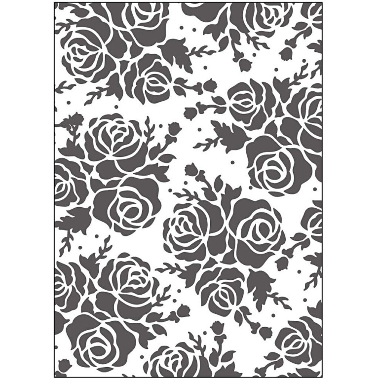 CC Roses Embossing Folder